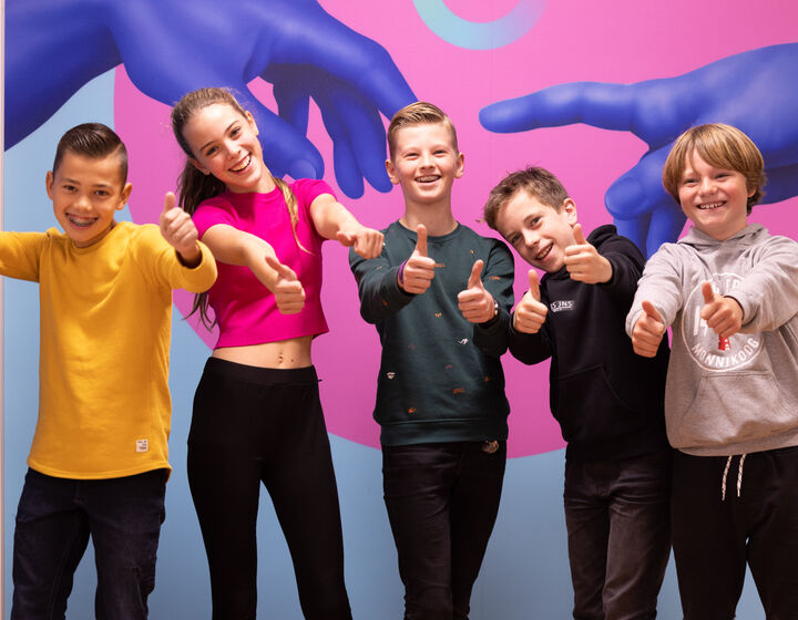 Kids blij